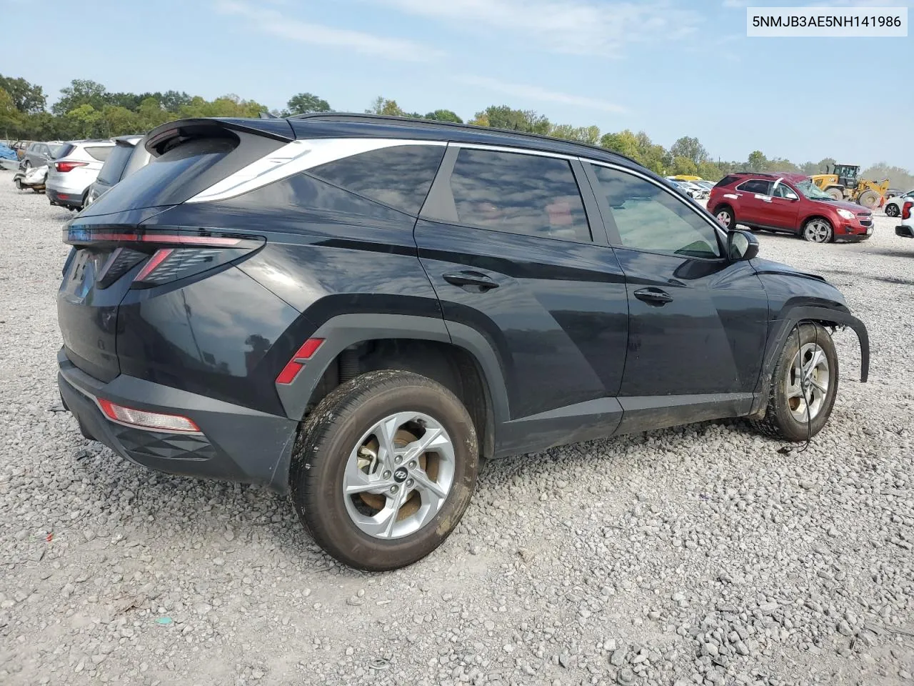 2022 Hyundai Tucson Sel VIN: 5NMJB3AE5NH141986 Lot: 72603074