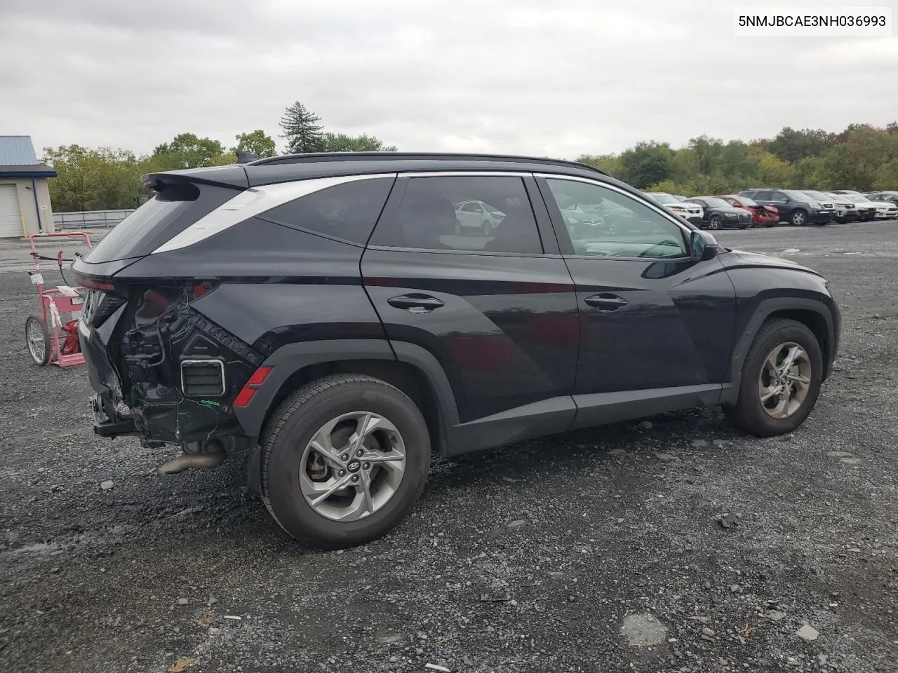 2022 Hyundai Tucson Sel VIN: 5NMJBCAE3NH036993 Lot: 72737104