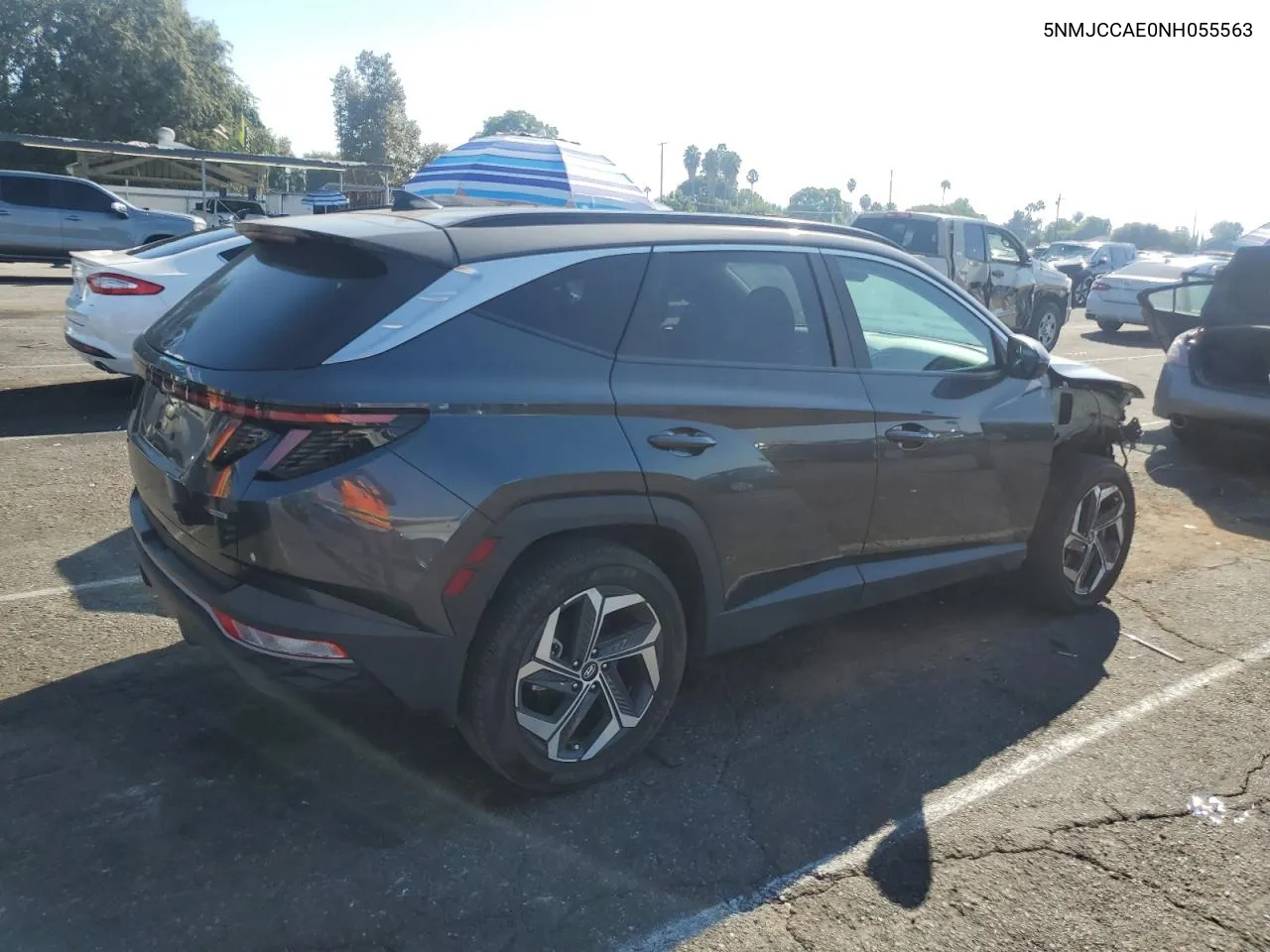 2022 Hyundai Tucson Sel VIN: 5NMJCCAE0NH055563 Lot: 72778784