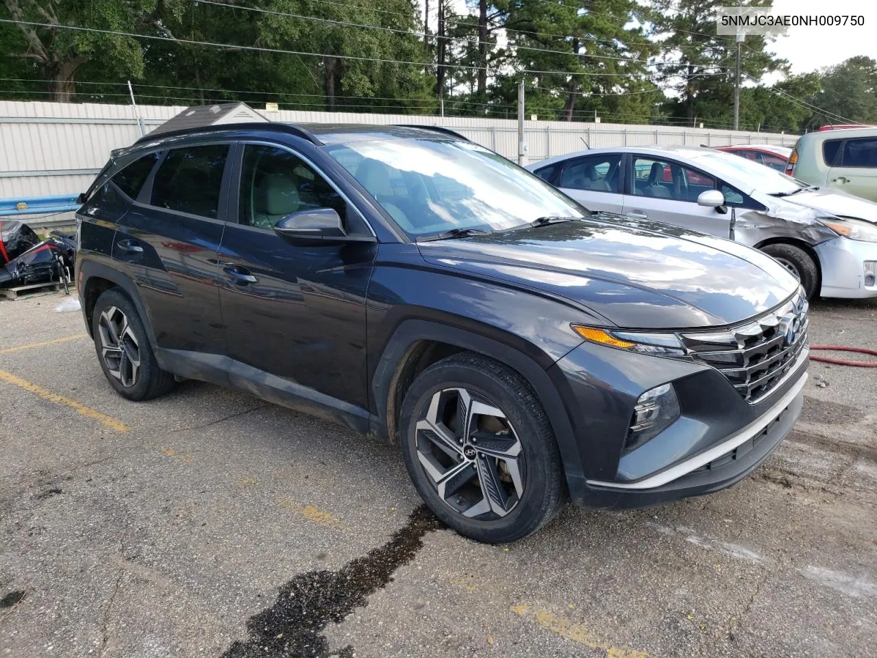 2022 Hyundai Tucson Sel VIN: 5NMJC3AE0NH009750 Lot: 72948184