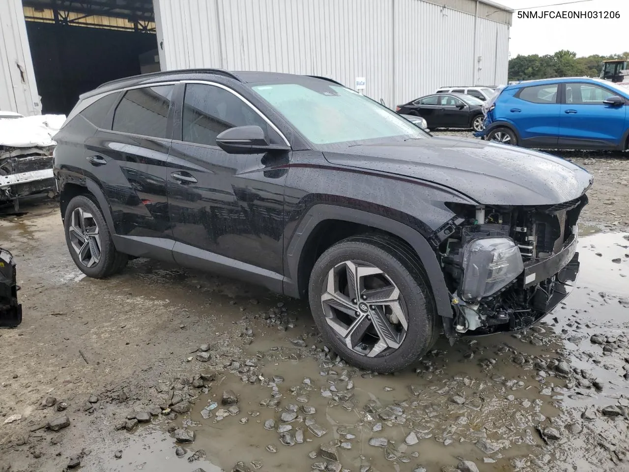 2022 Hyundai Tucson Sel VIN: 5NMJFCAE0NH031206 Lot: 72974594