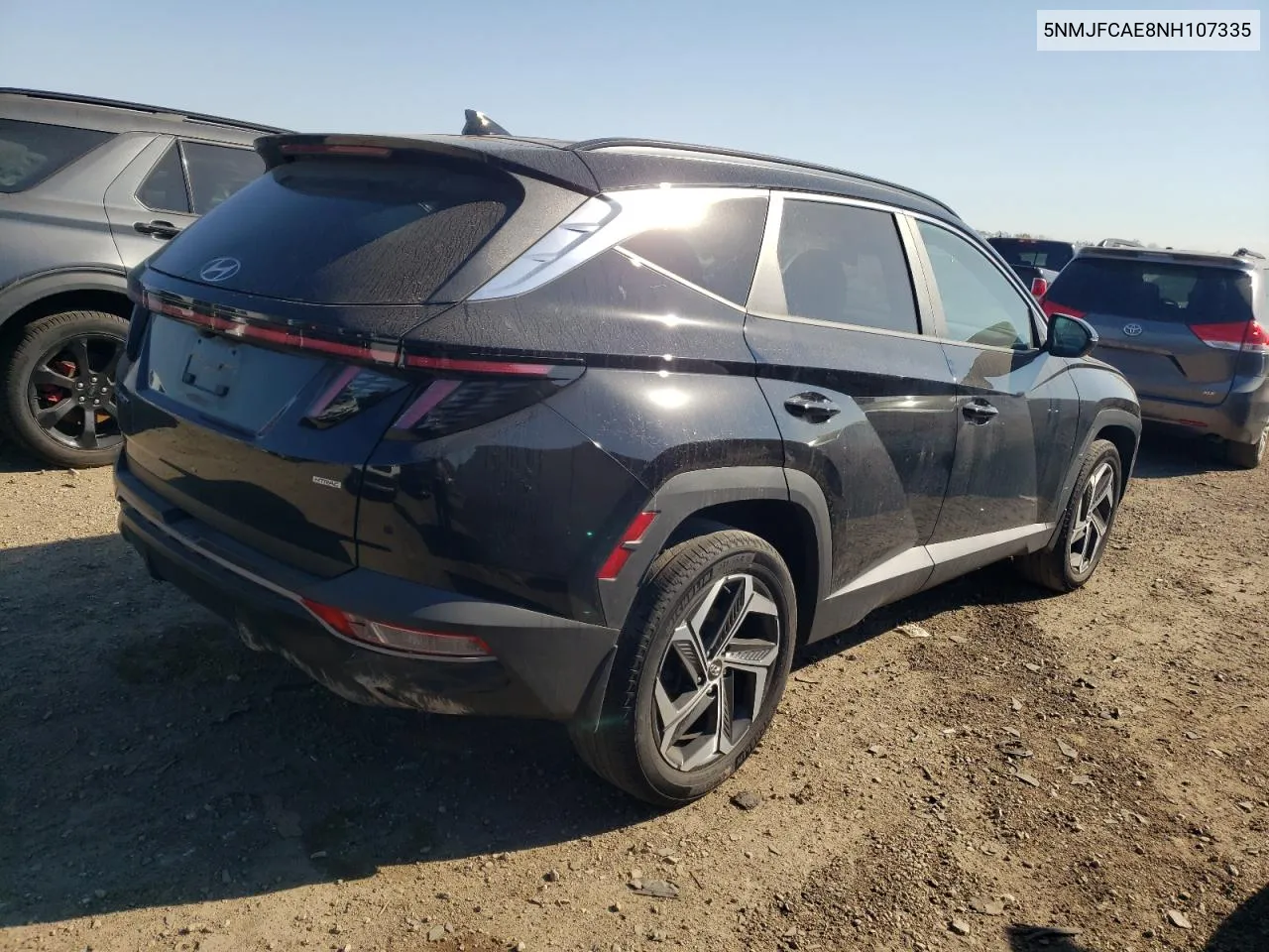 2022 Hyundai Tucson Sel VIN: 5NMJFCAE8NH107335 Lot: 73113584