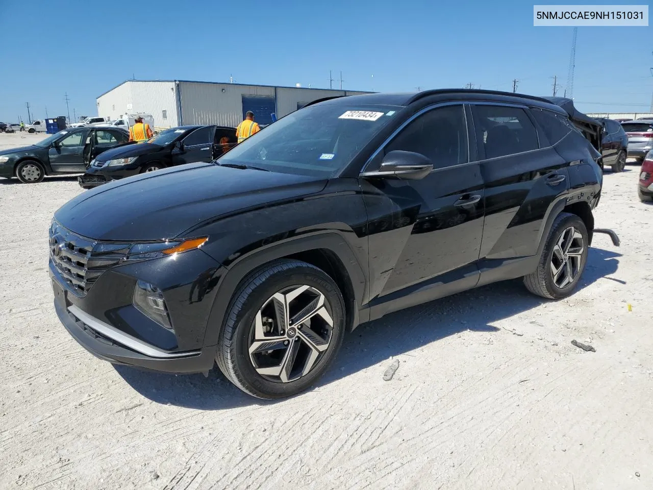 2022 Hyundai Tucson Sel VIN: 5NMJCCAE9NH151031 Lot: 73210434