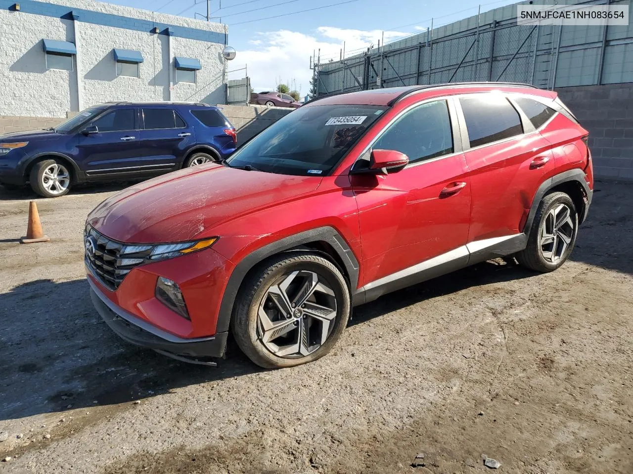 5NMJFCAE1NH083654 2022 Hyundai Tucson Sel