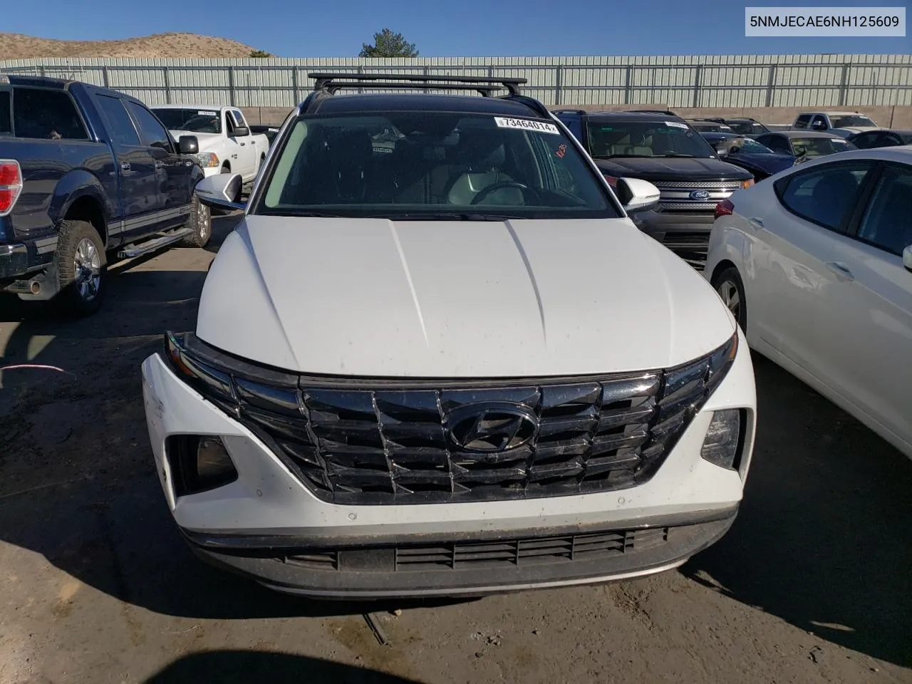 2022 Hyundai Tucson Limited VIN: 5NMJECAE6NH125609 Lot: 73464014