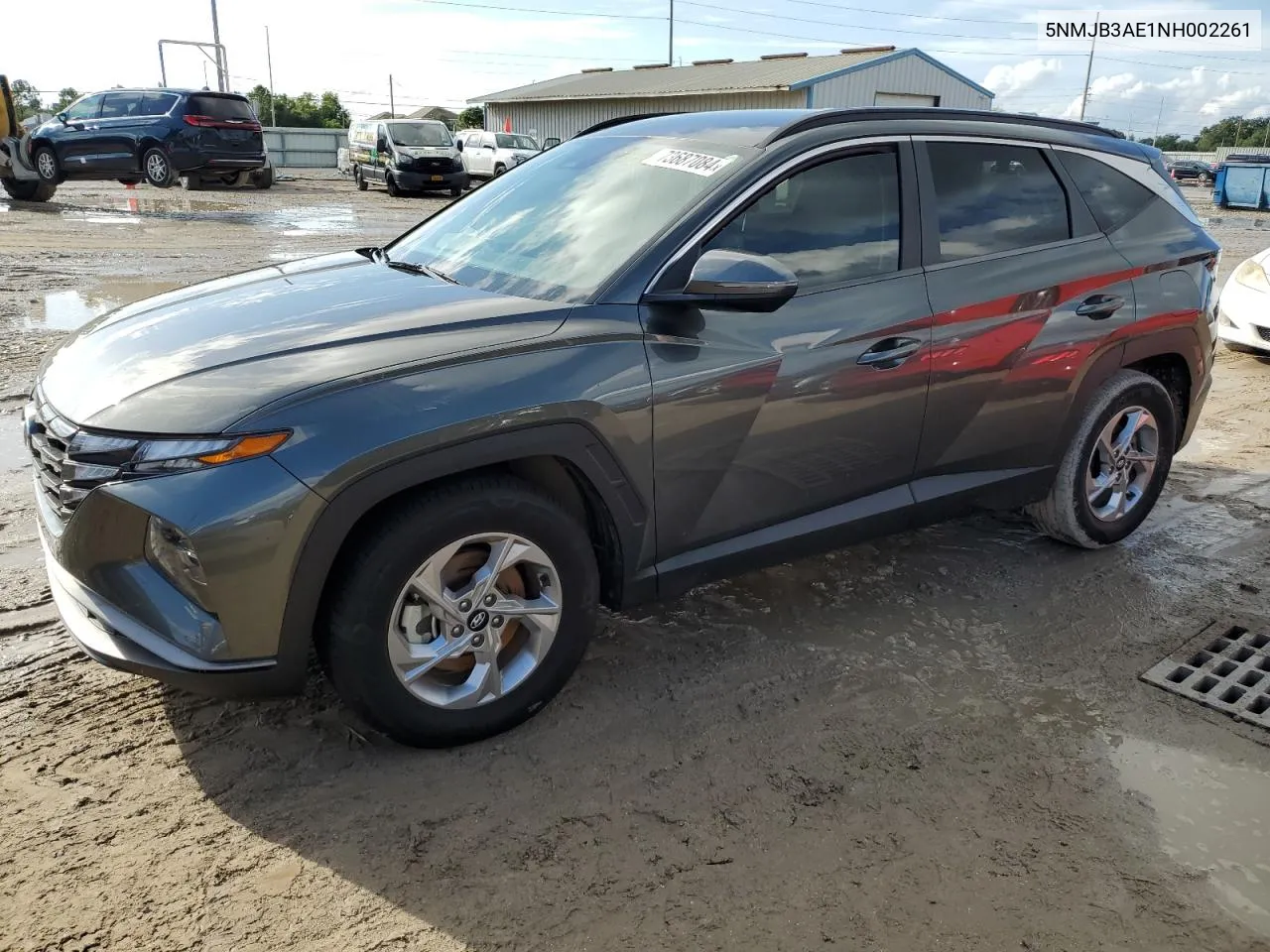 2022 Hyundai Tucson Sel VIN: 5NMJB3AE1NH002261 Lot: 73687084