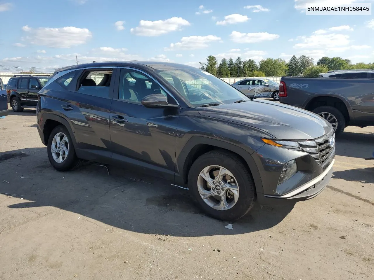 2022 Hyundai Tucson Se VIN: 5NMJACAE1NH058445 Lot: 73940164