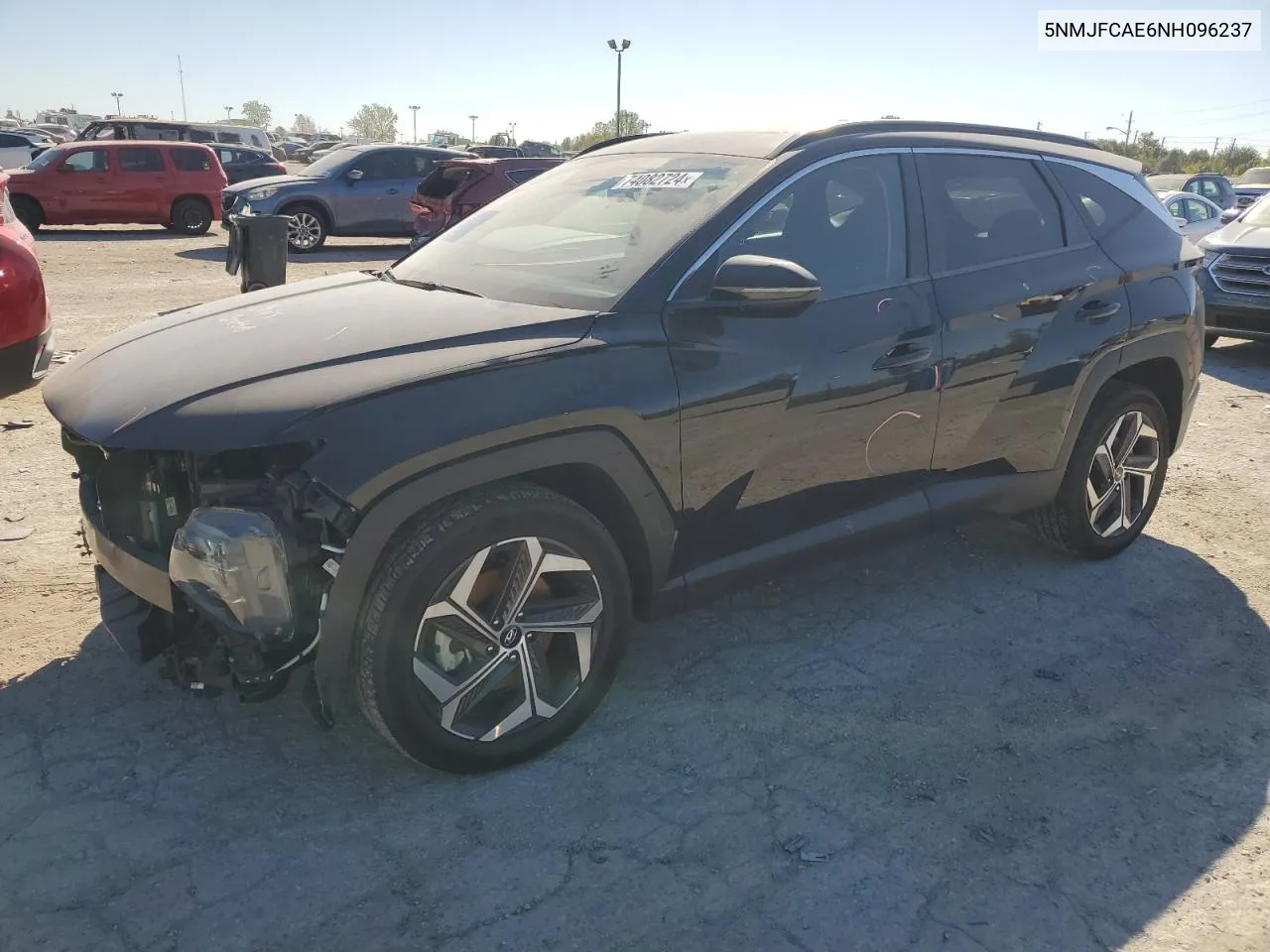 2022 Hyundai Tucson Sel VIN: 5NMJFCAE6NH096237 Lot: 74082724