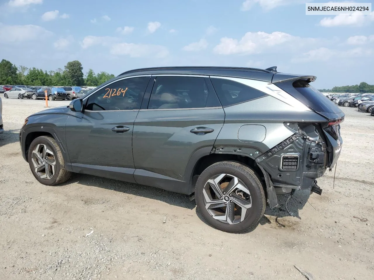 5NMJECAE6NH024294 2022 Hyundai Tucson Limited