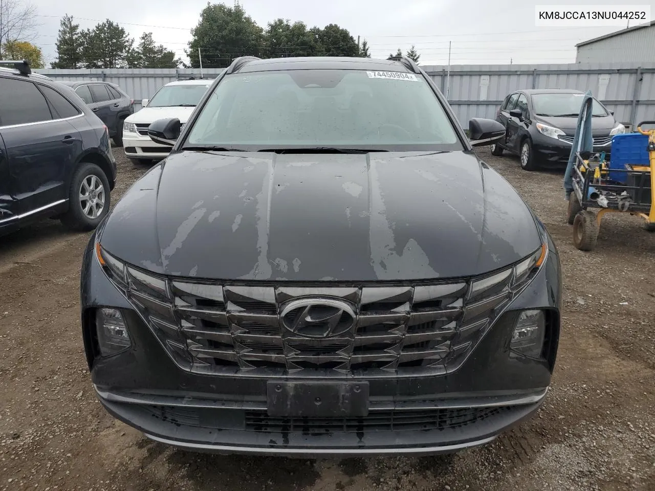 2022 Hyundai Tucson Luxury VIN: KM8JCCA13NU044252 Lot: 74450904