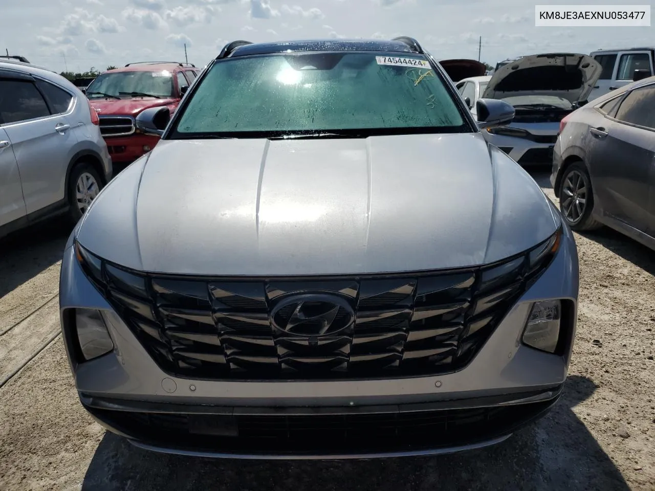 2022 Hyundai Tucson Limited VIN: KM8JE3AEXNU053477 Lot: 74544424