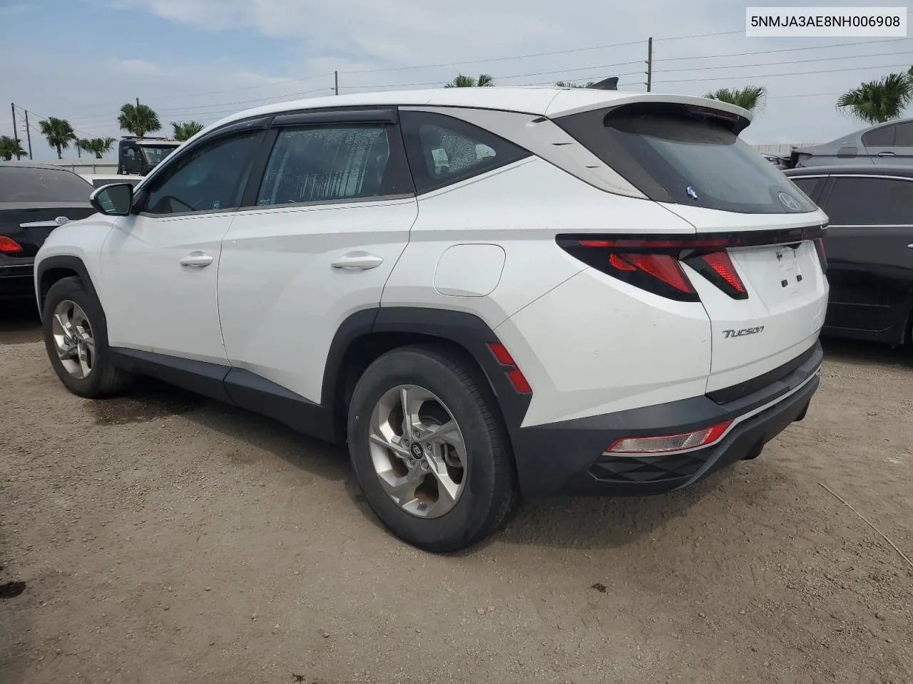 2022 Hyundai Tucson Se VIN: 5NMJA3AE8NH006908 Lot: 74599074