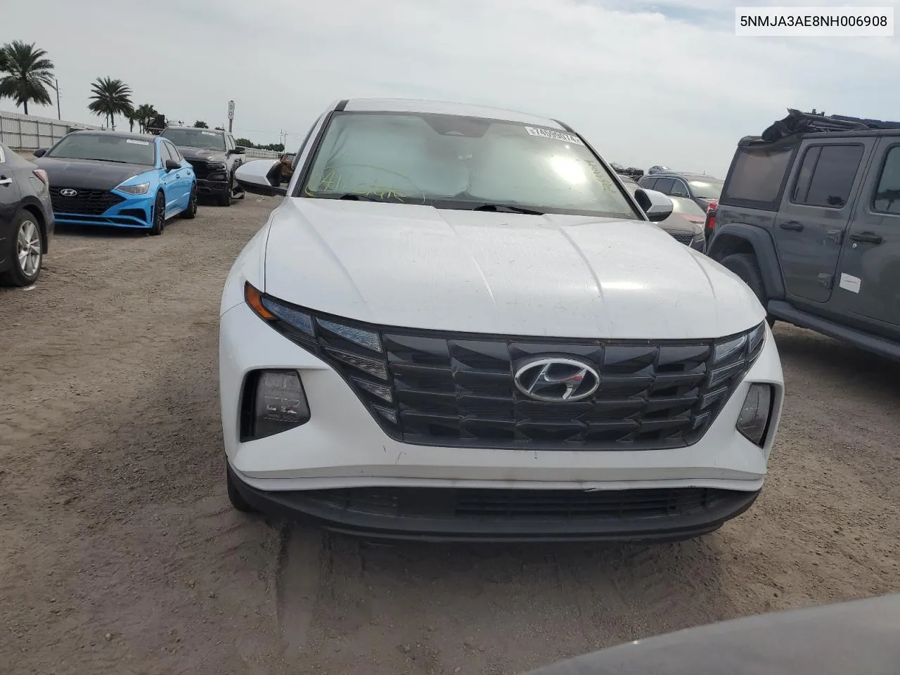 5NMJA3AE8NH006908 2022 Hyundai Tucson Se