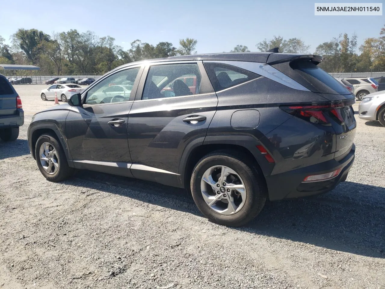 2022 Hyundai Tucson Se VIN: 5NMJA3AE2NH011540 Lot: 74674904