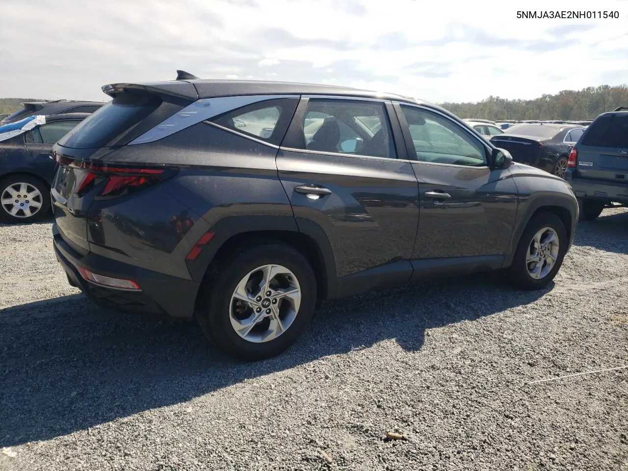 2022 Hyundai Tucson Se VIN: 5NMJA3AE2NH011540 Lot: 74674904