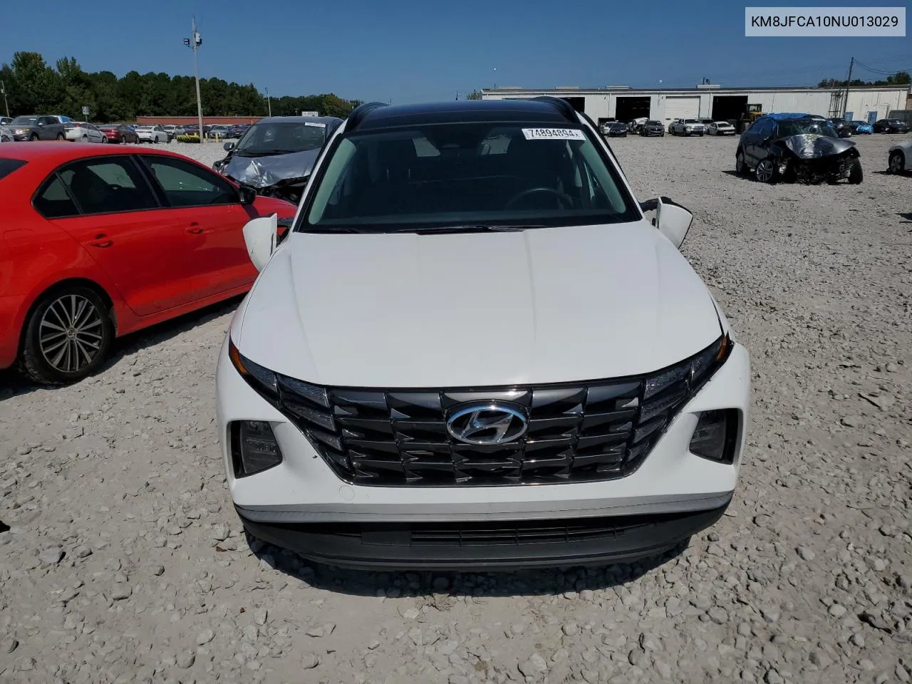 2022 Hyundai Tucson Sel Convenience VIN: KM8JFCA10NU013029 Lot: 74894894