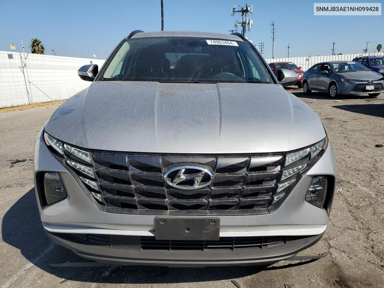 2022 Hyundai Tucson Sel VIN: 5NMJB3AE1NH099428 Lot: 74963464