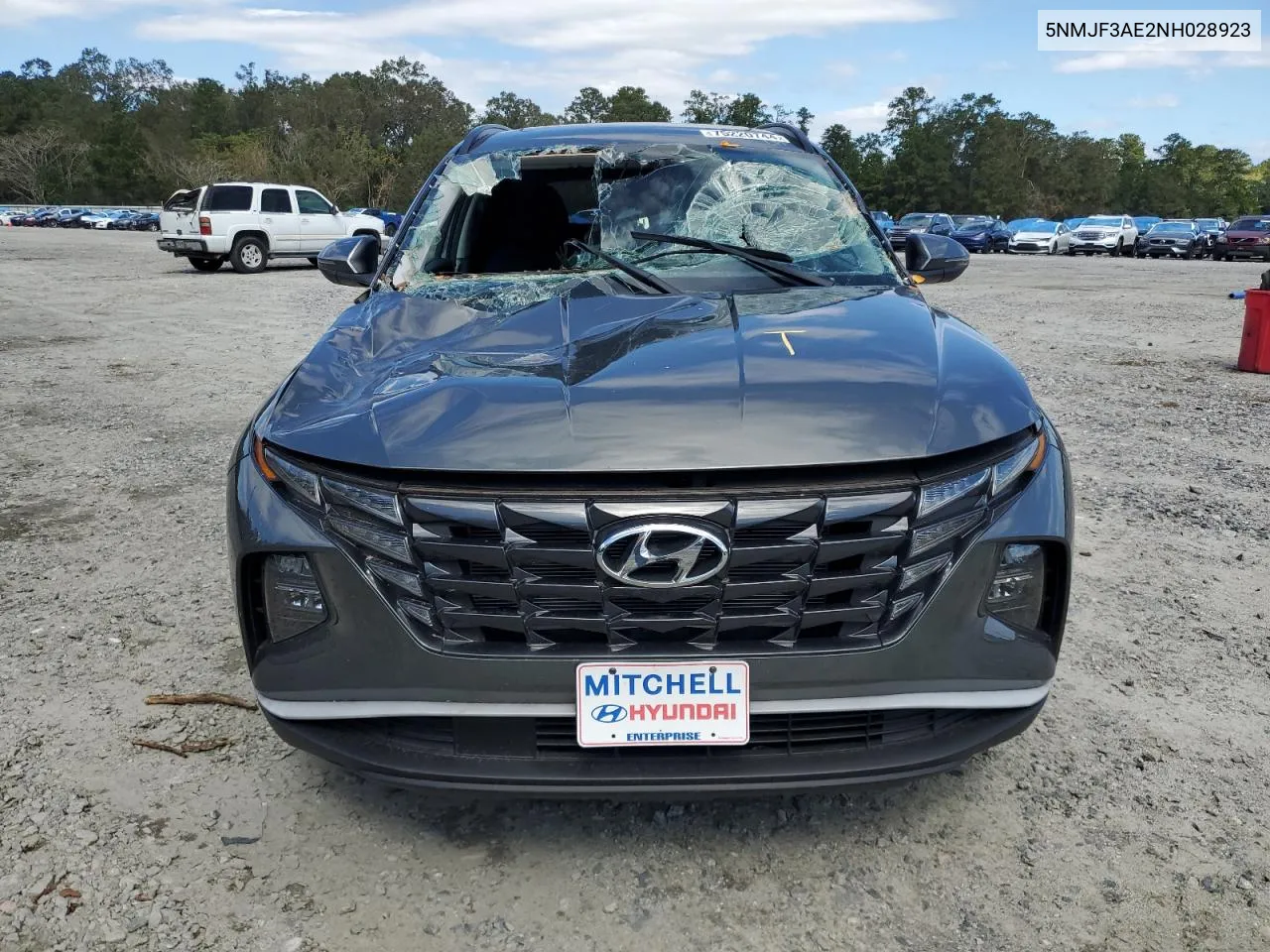 2022 Hyundai Tucson Sel VIN: 5NMJF3AE2NH028923 Lot: 75220744