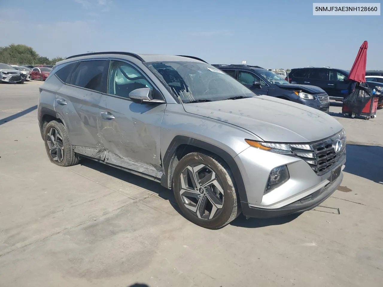 2022 Hyundai Tucson Sel VIN: 5NMJF3AE3NH128660 Lot: 75294914