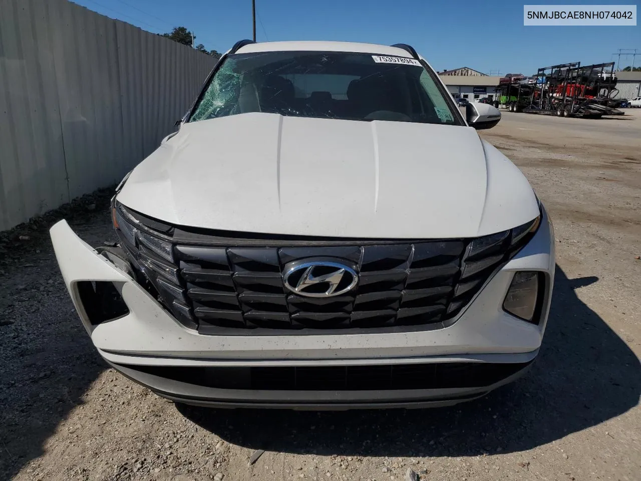 5NMJBCAE8NH074042 2022 Hyundai Tucson Sel