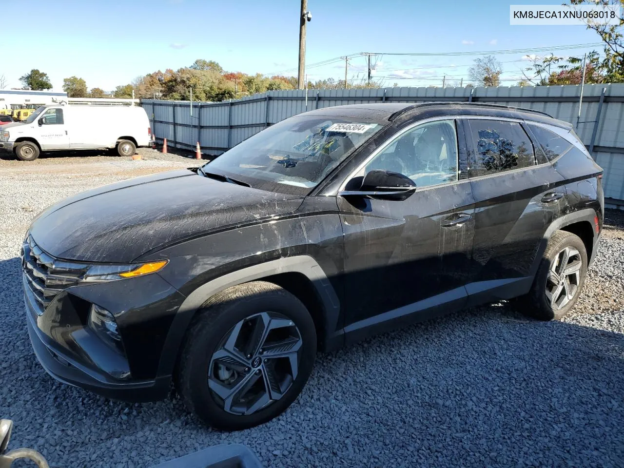 2022 Hyundai Tucson Limited VIN: KM8JECA1XNU063018 Lot: 75546304