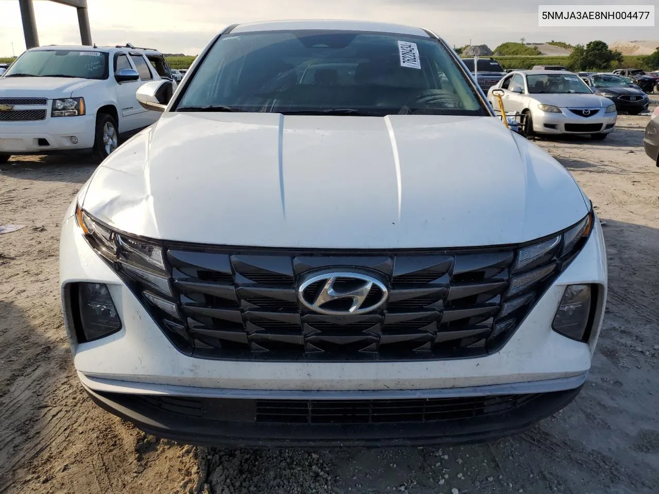 2022 Hyundai Tucson Se VIN: 5NMJA3AE8NH004477 Lot: 76228434