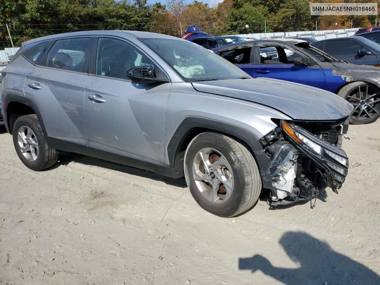 2022 Hyundai Tucson Se VIN: 5NMJACAE5NH018465 Lot: 76579704