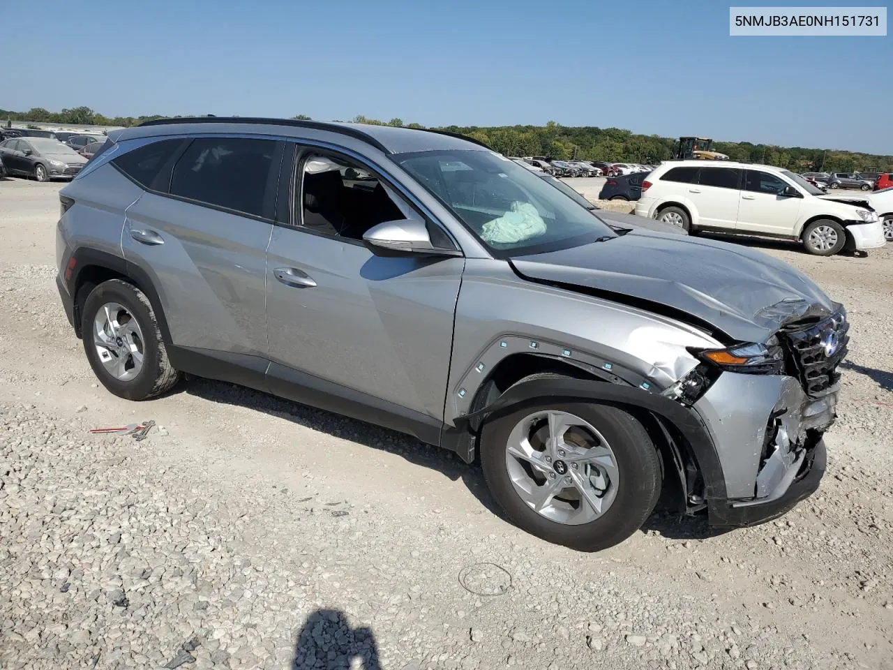 2022 Hyundai Tucson Sel VIN: 5NMJB3AE0NH151731 Lot: 76711774