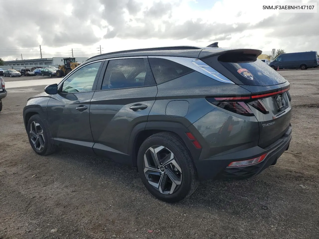 2022 Hyundai Tucson Sel VIN: 5NMJF3AE8NH147107 Lot: 76719904