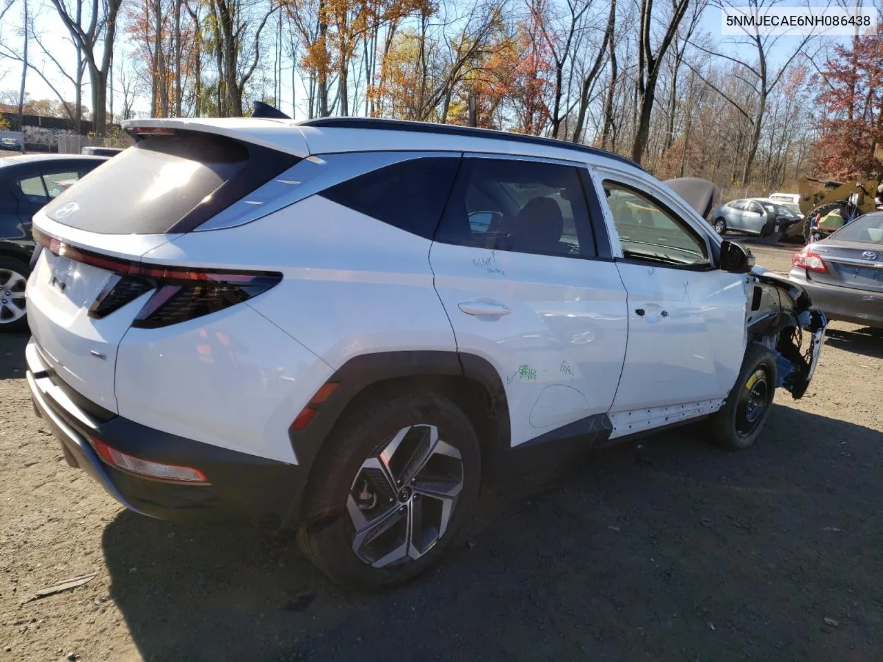 2022 Hyundai Tucson Limited VIN: 5NMJECAE6NH086438 Lot: 77102094