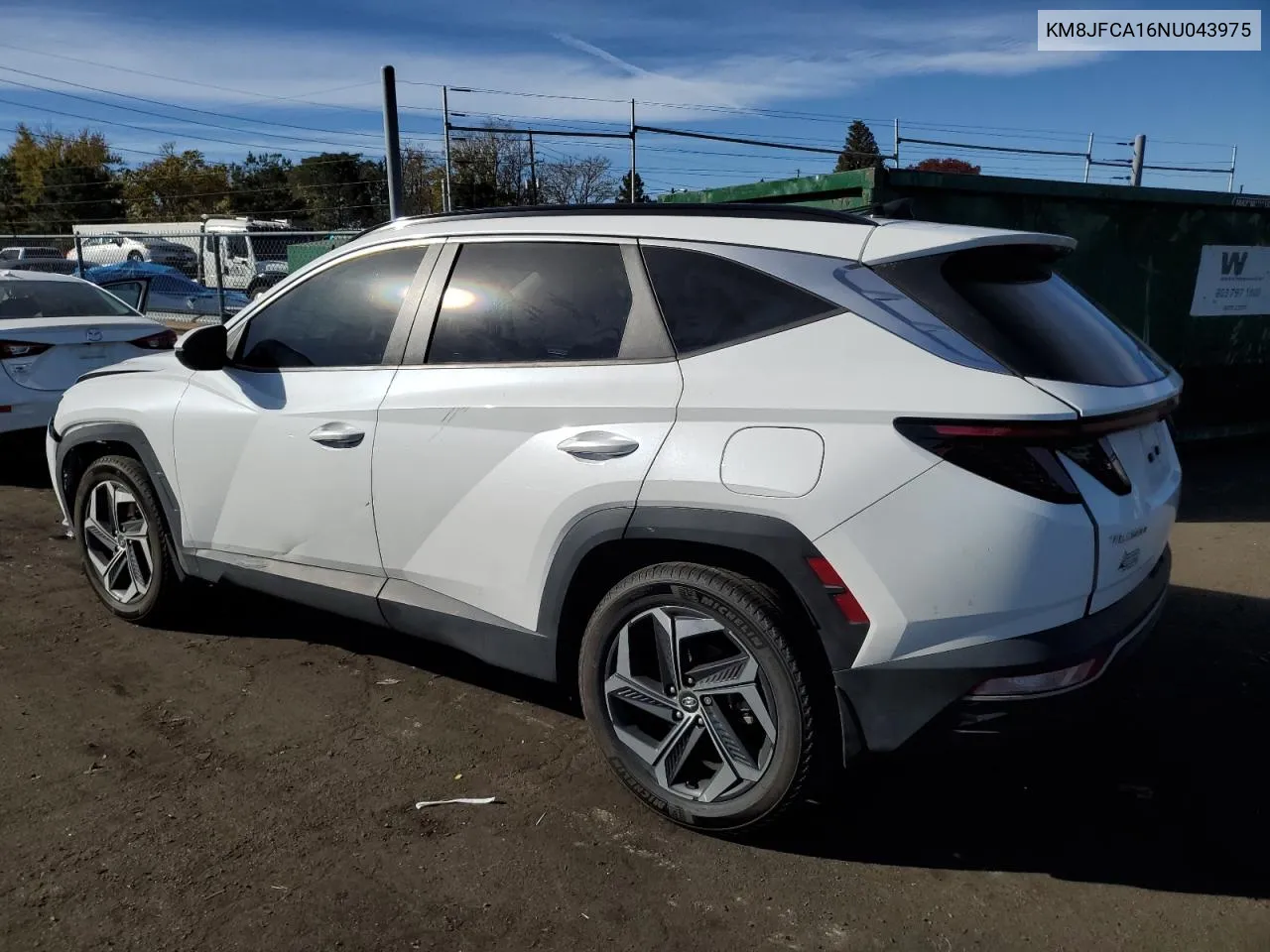 2022 Hyundai Tucson Sel Convenience VIN: KM8JFCA16NU043975 Lot: 77366514