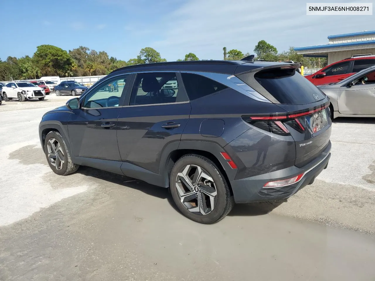 2022 Hyundai Tucson Sel VIN: 5NMJF3AE6NH008271 Lot: 77383594