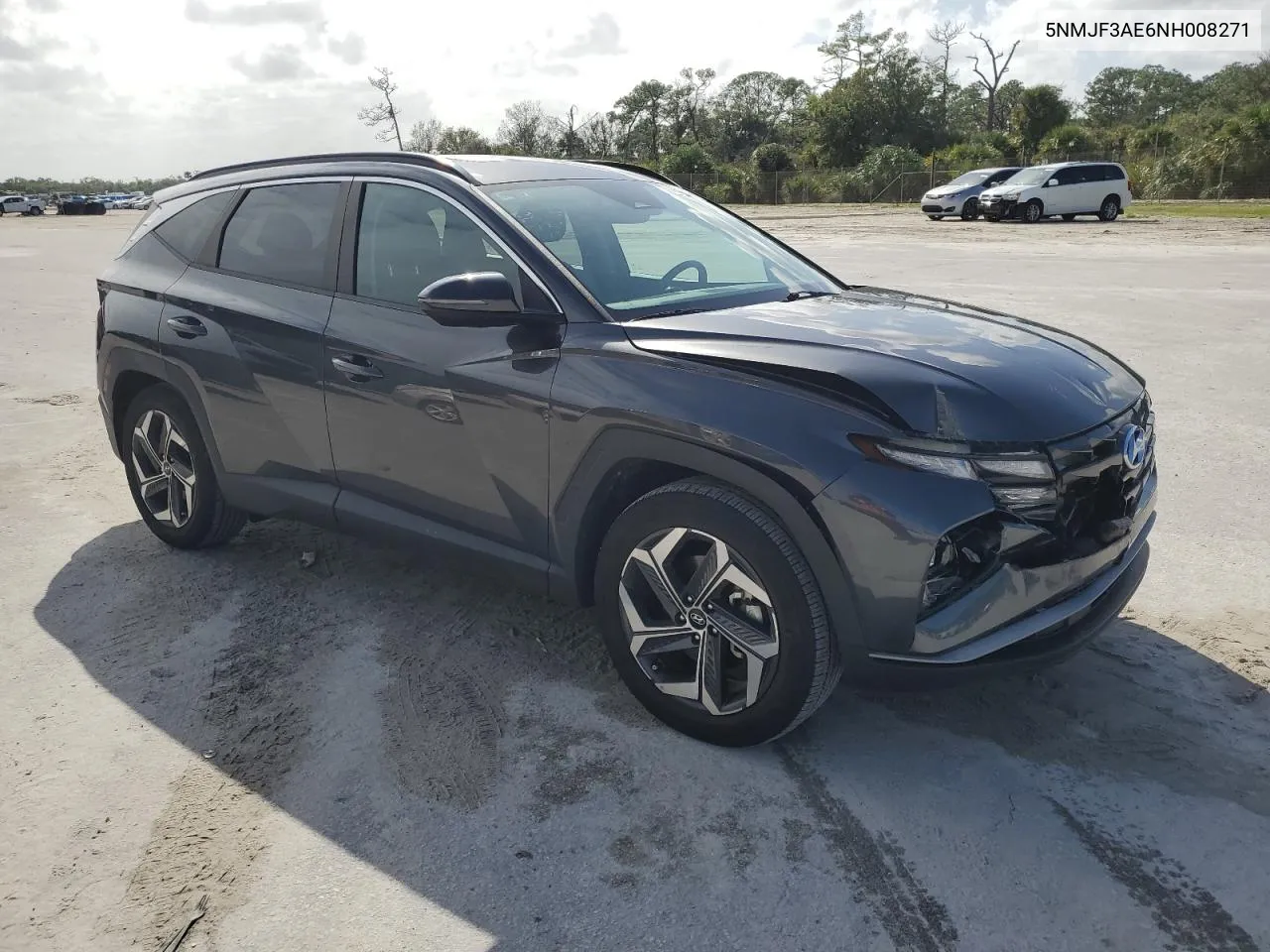 2022 Hyundai Tucson Sel VIN: 5NMJF3AE6NH008271 Lot: 77383594