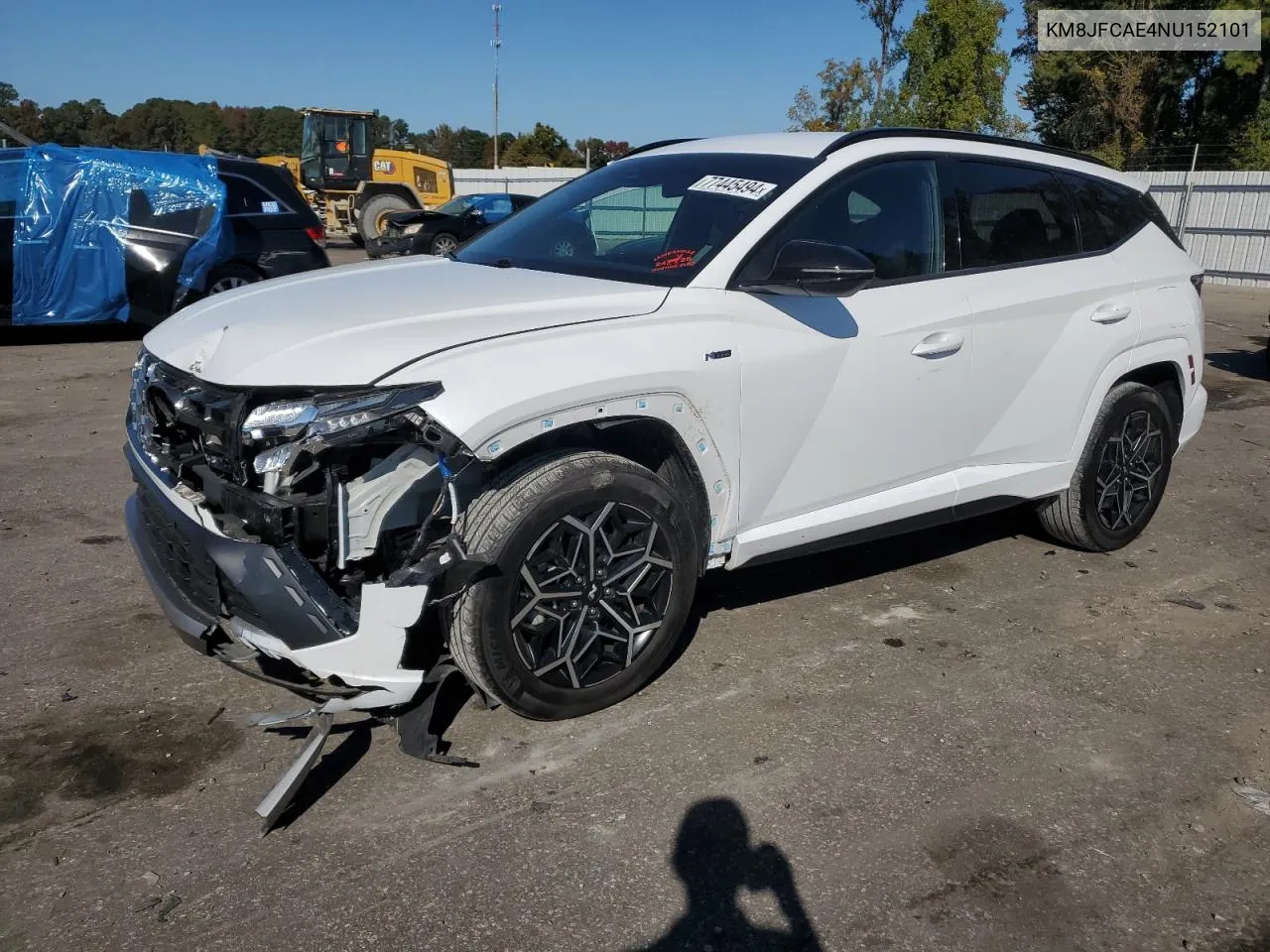 2022 Hyundai Tucson N Line VIN: KM8JFCAE4NU152101 Lot: 77445494