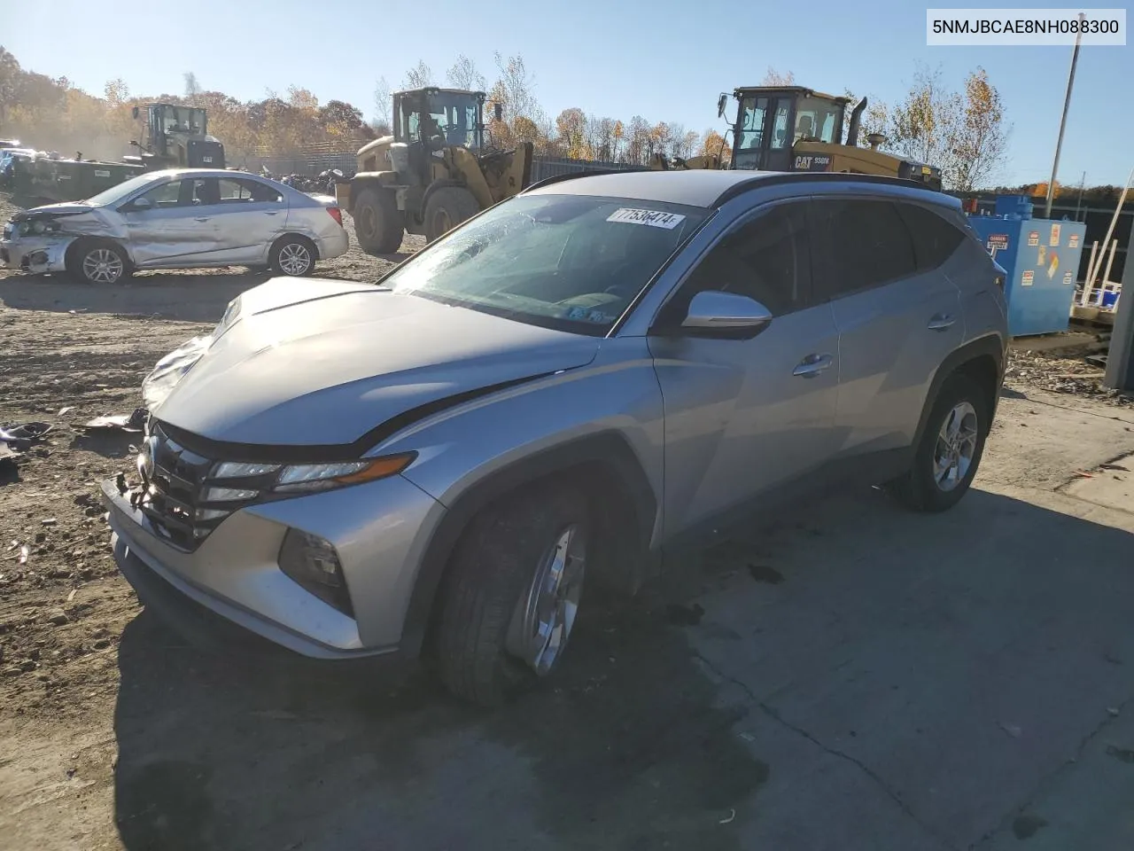 2022 Hyundai Tucson Sel VIN: 5NMJBCAE8NH088300 Lot: 77536474