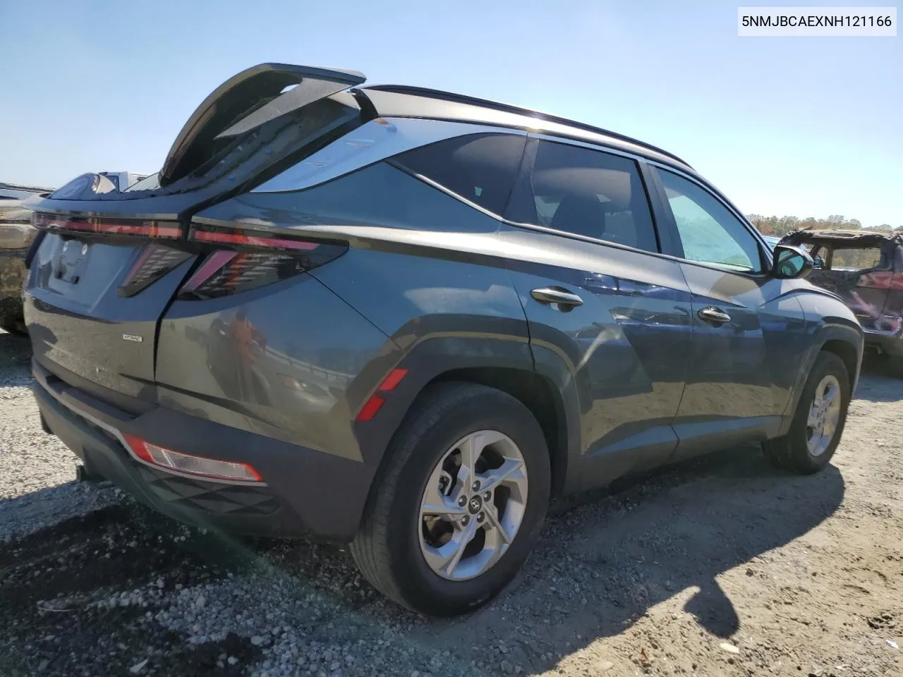 2022 Hyundai Tucson Sel VIN: 5NMJBCAEXNH121166 Lot: 77551004