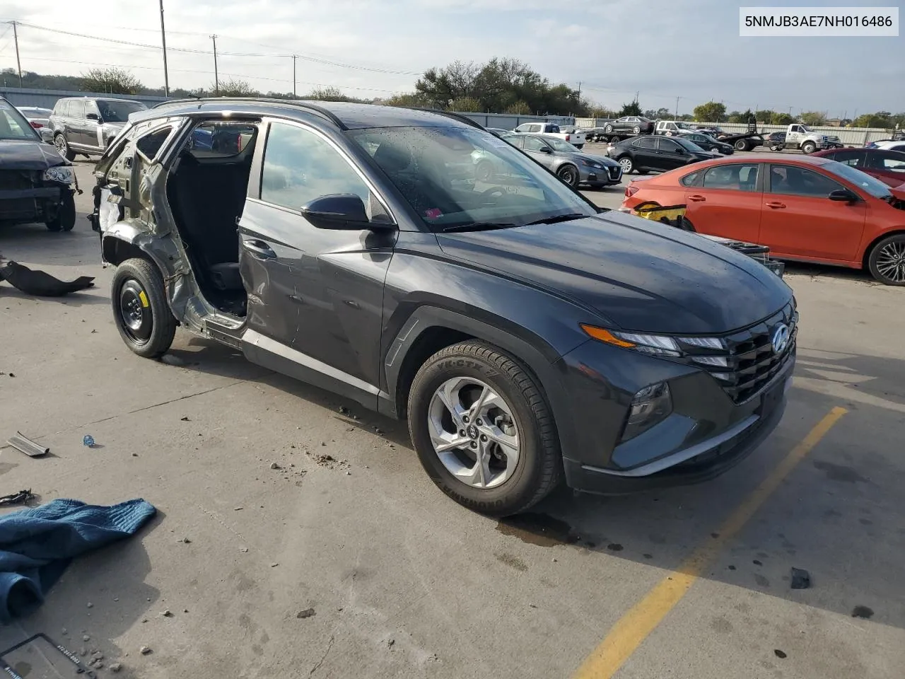 2022 Hyundai Tucson Sel VIN: 5NMJB3AE7NH016486 Lot: 77668014