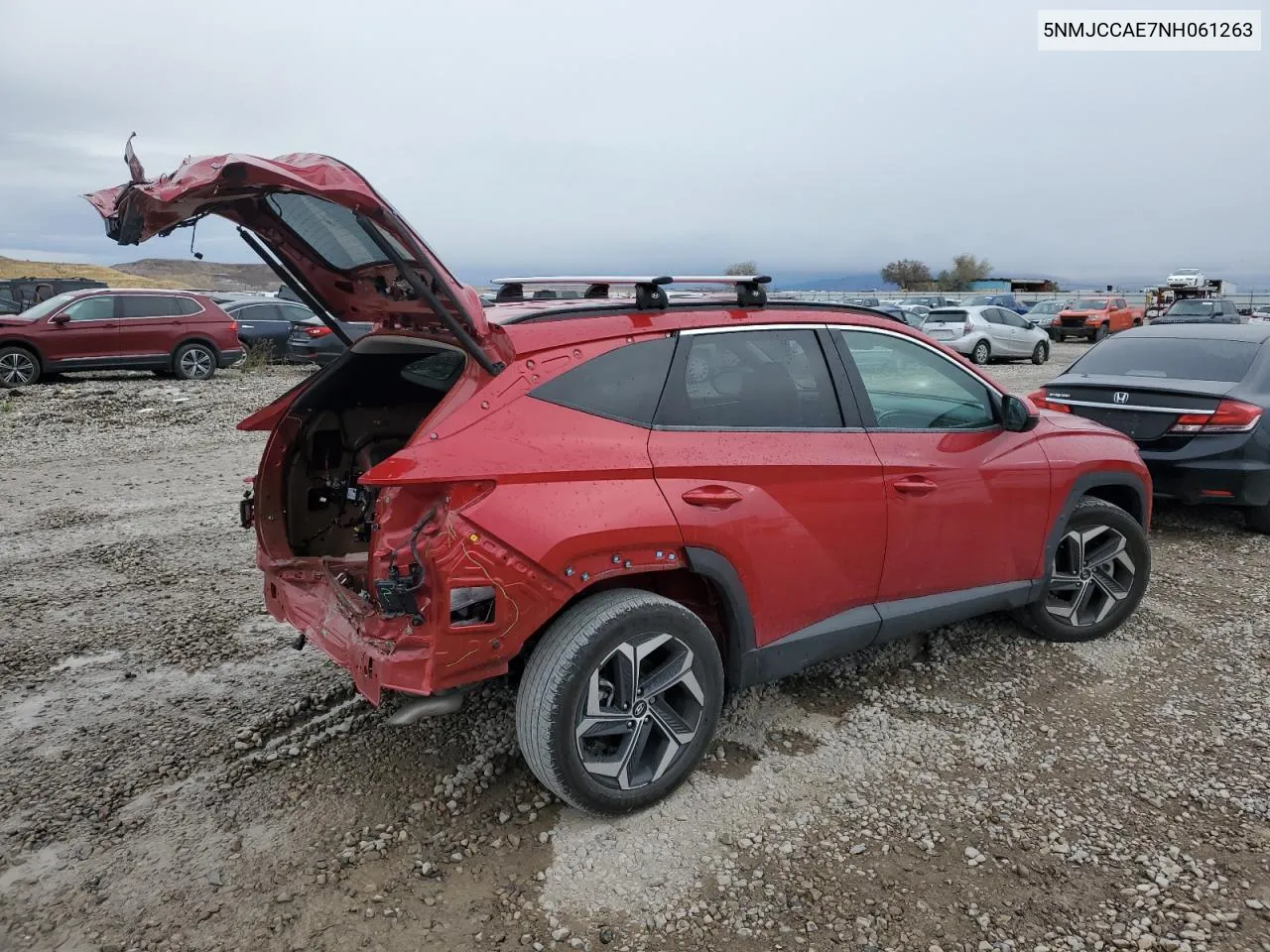 2022 Hyundai Tucson Sel VIN: 5NMJCCAE7NH061263 Lot: 77707554