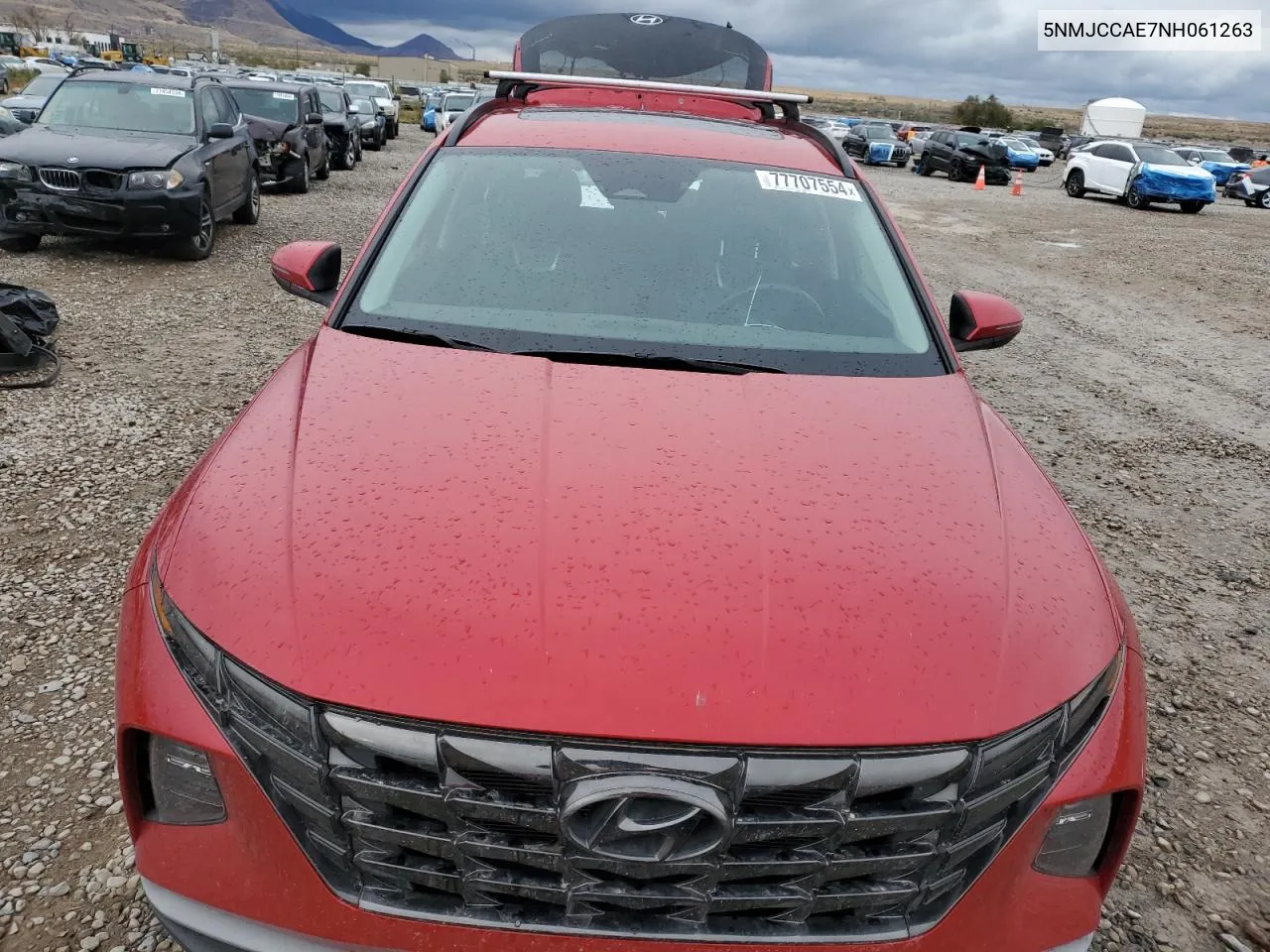 2022 Hyundai Tucson Sel VIN: 5NMJCCAE7NH061263 Lot: 77707554