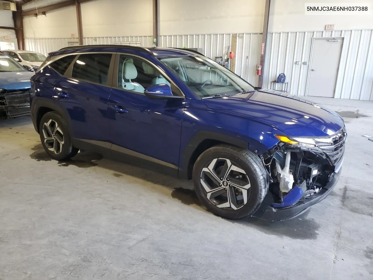 2022 Hyundai Tucson Sel VIN: 5NMJC3AE6NH037388 Lot: 78226464