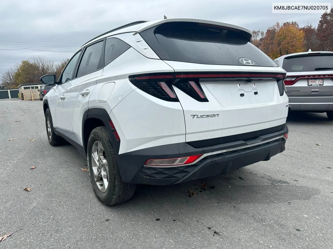 2022 Hyundai Tucson Sel VIN: KM8JBCAE7NU020705 Lot: 78694154