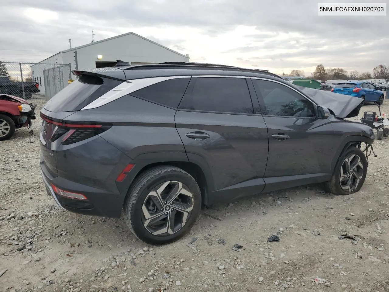 2022 Hyundai Tucson Limited VIN: 5NMJECAEXNH020703 Lot: 78816334