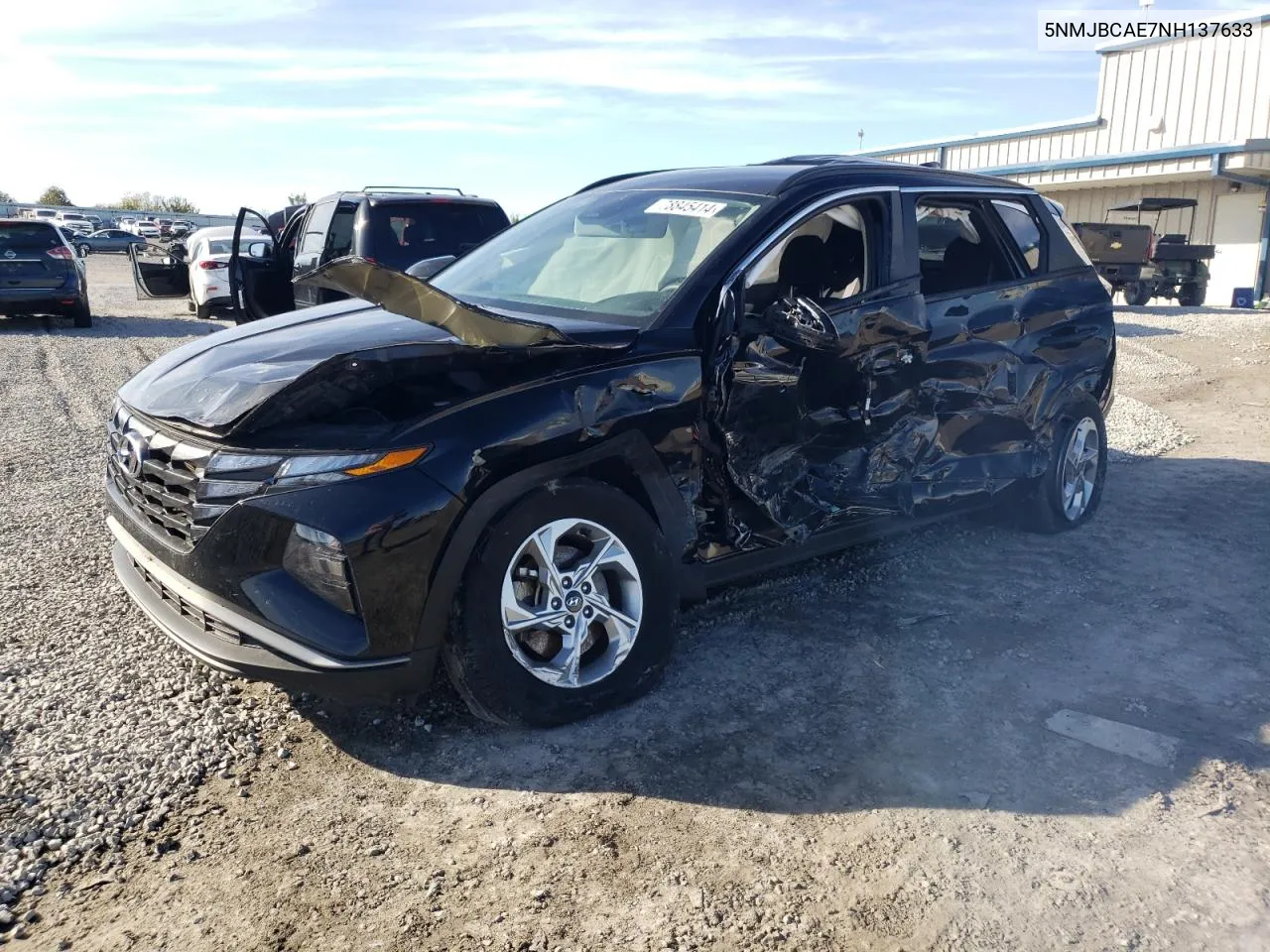 2022 Hyundai Tucson Sel VIN: 5NMJBCAE7NH137633 Lot: 78845414