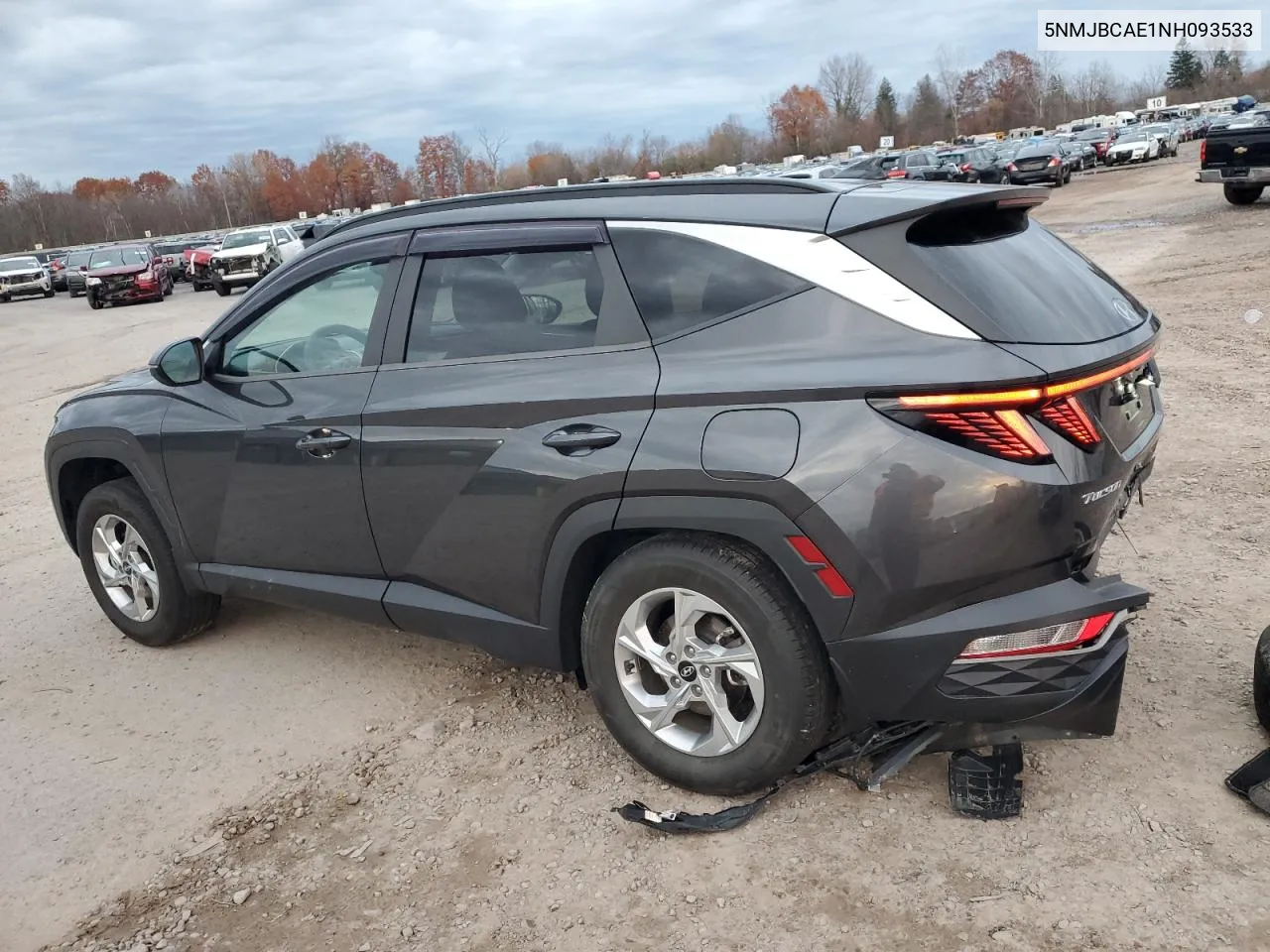 2022 Hyundai Tucson Sel VIN: 5NMJBCAE1NH093533 Lot: 78951274