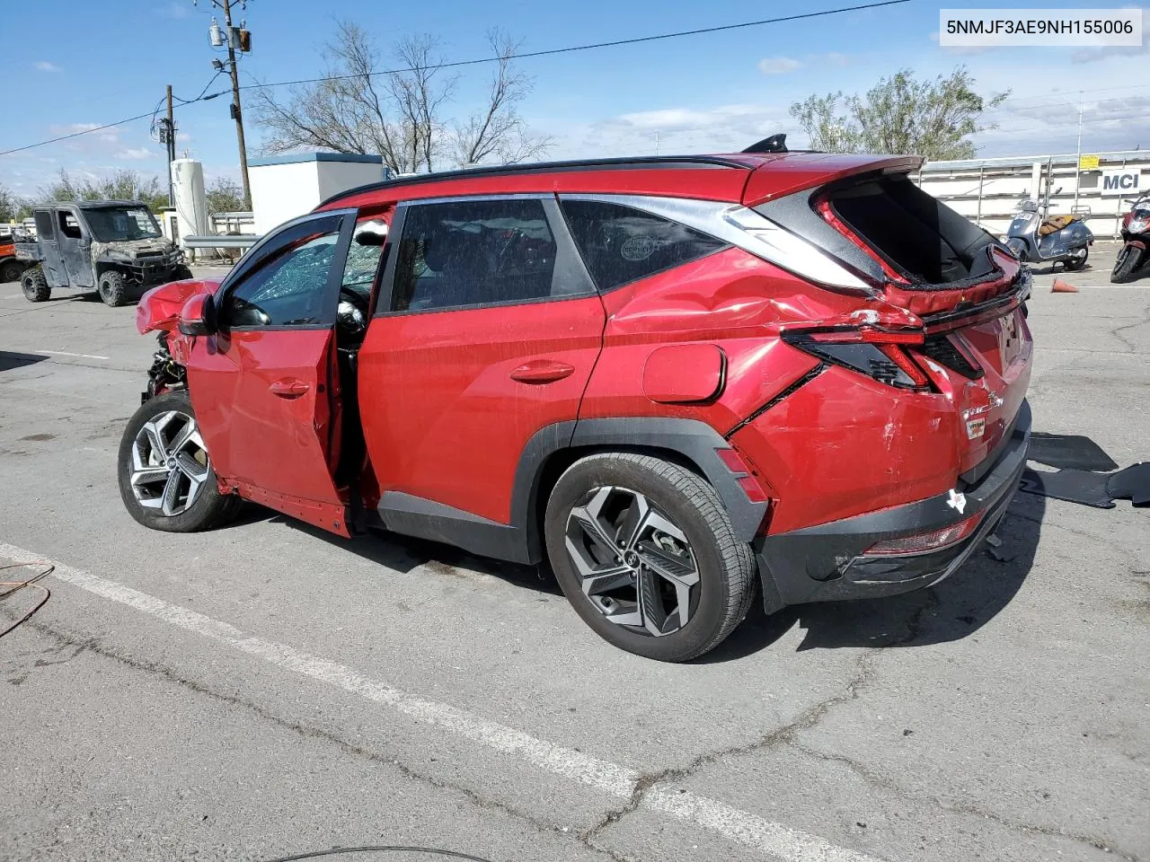 2022 Hyundai Tucson Sel VIN: 5NMJF3AE9NH155006 Lot: 79170974