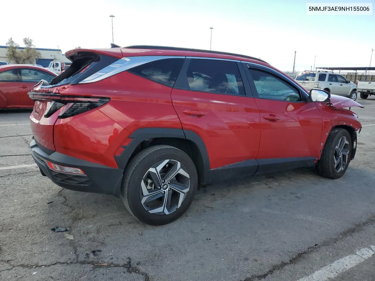 2022 Hyundai Tucson Sel VIN: 5NMJF3AE9NH155006 Lot: 79170974