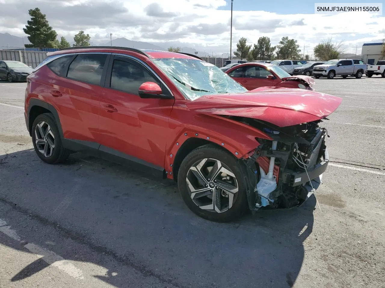 2022 Hyundai Tucson Sel VIN: 5NMJF3AE9NH155006 Lot: 79170974