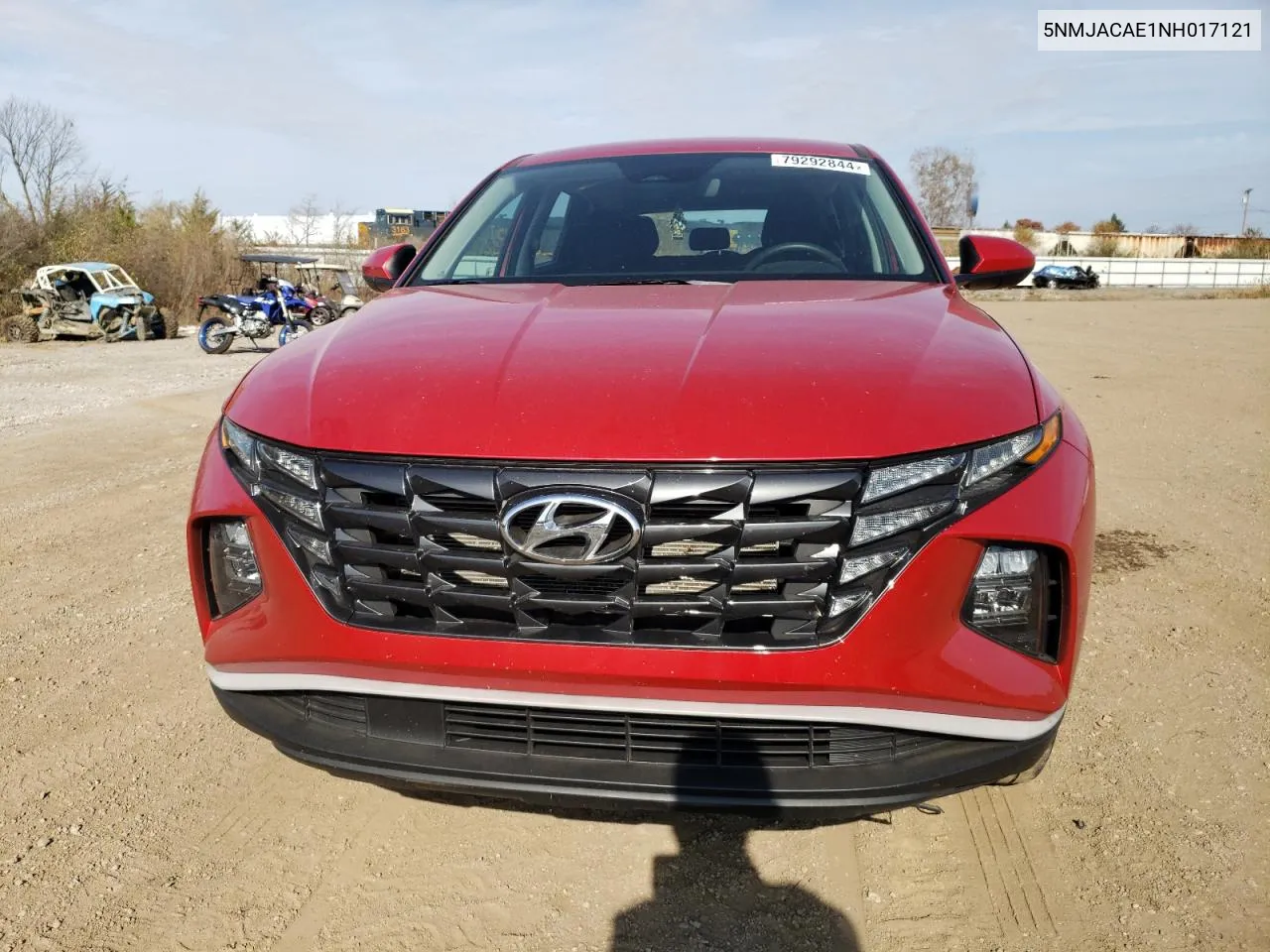 2022 Hyundai Tucson Se VIN: 5NMJACAE1NH017121 Lot: 79292844