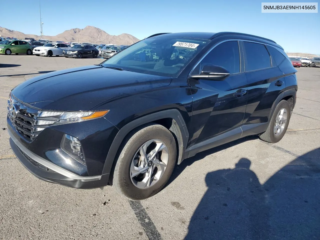 2022 Hyundai Tucson Sel VIN: 5NMJB3AE9NH145605 Lot: 79571704