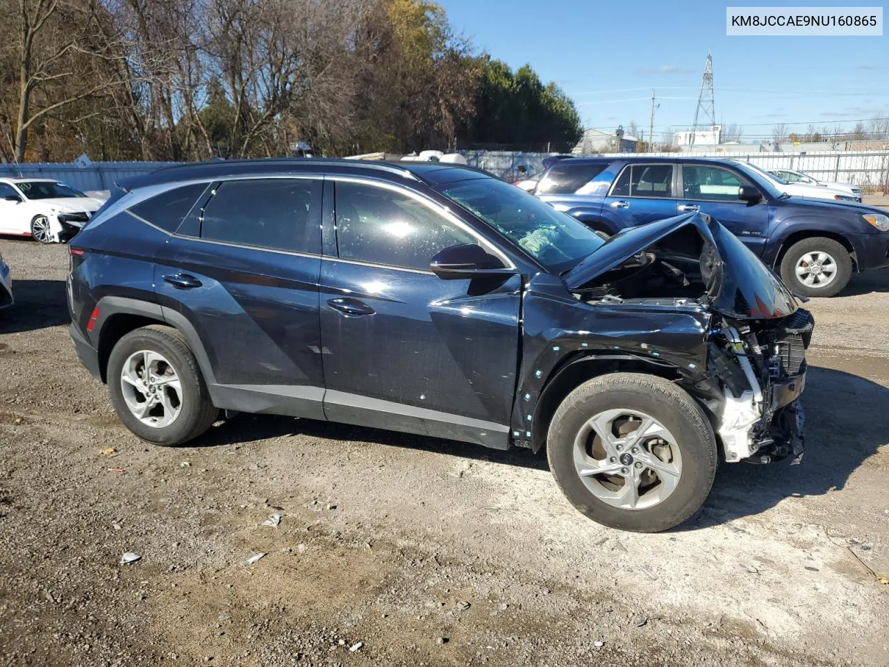 2022 Hyundai Tucson Sel VIN: KM8JCCAE9NU160865 Lot: 79857054